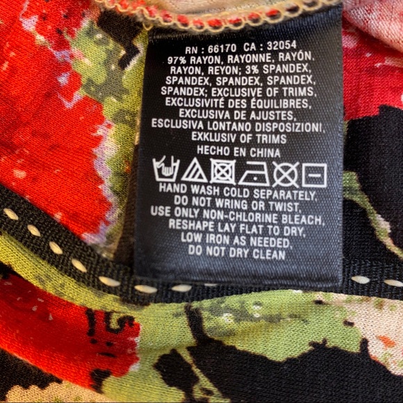 Meadow Rue Anthropologie Tank Pixelated Rose Top - Picture 4 of 8